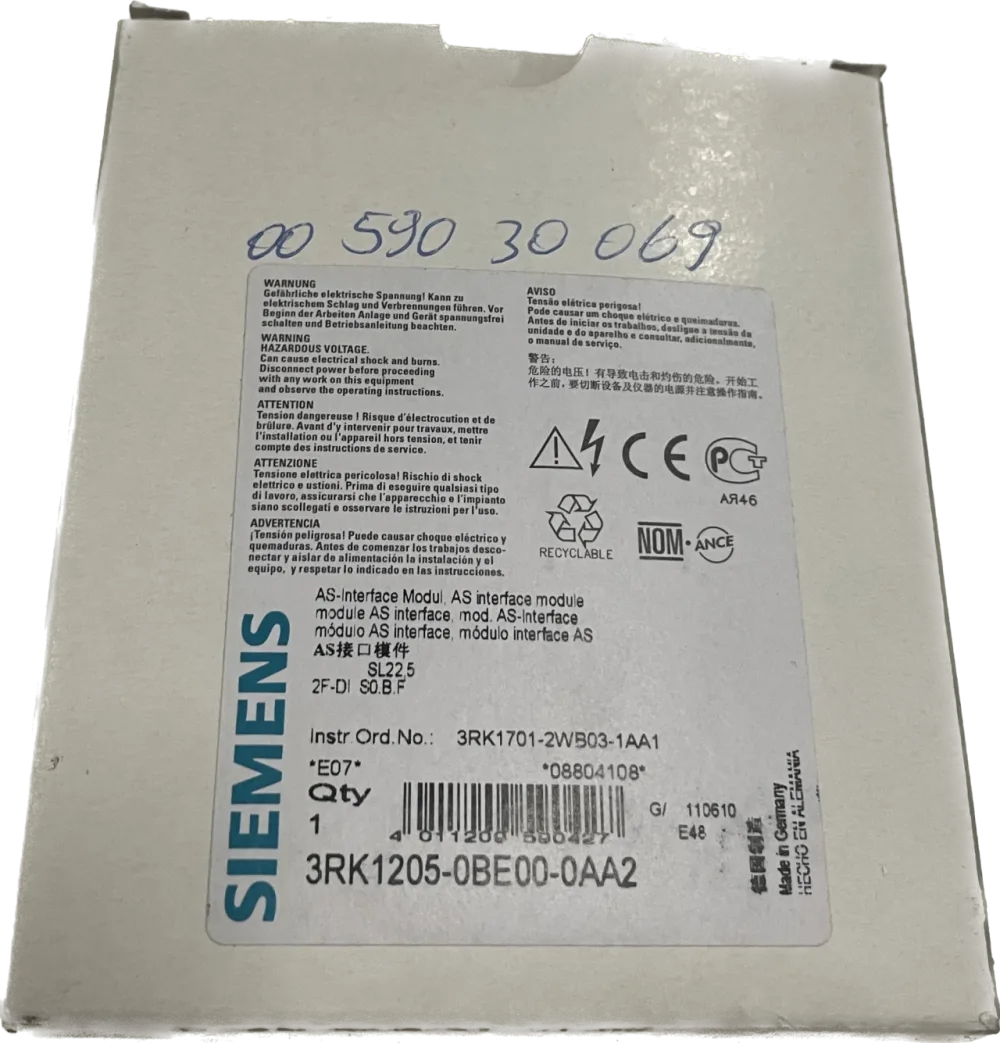 Siemens ASIsafe Modul 3RK1205-0BE00-0AA2