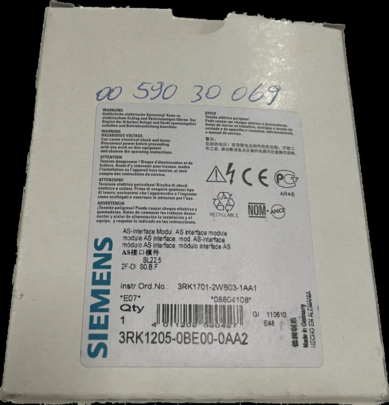 Siemens ASIsafe Modul 3RK1205-0BE00-0AA2