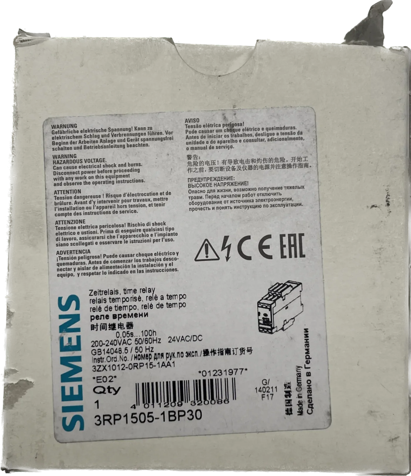Siemens 3RP1505-1BP30 - 1