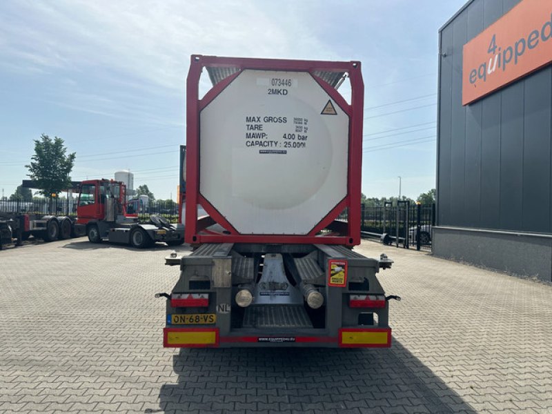 Van Hool 20FT/30FT ADR CHASSIS + 20FT TANKCONTAINER 25.000l /1-COMP.