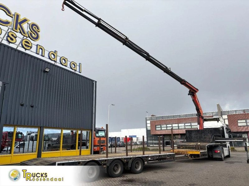 Broshuis PALFINGER 17502 PALFINGER 17502 5x + EXTENTABLE 3M + 3x AXLE STEERING + REMOTE + OWN ENGINE! CRANE 2009!