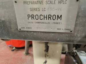 PROCHROM LC 450.VE.2020.70 LIQUID CHROMATOGRAPHIC COLUMN