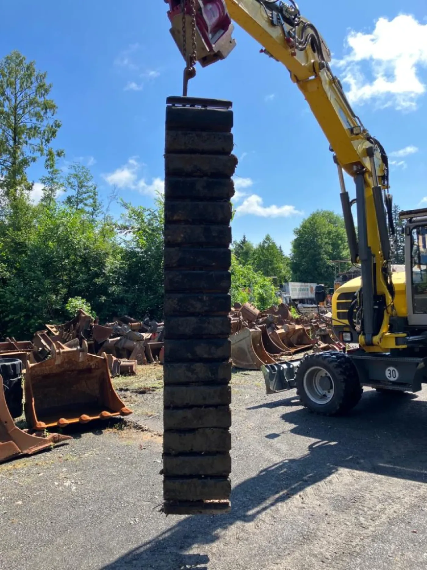 2 Stk. Kette für CAT 307 gebraucht - 7