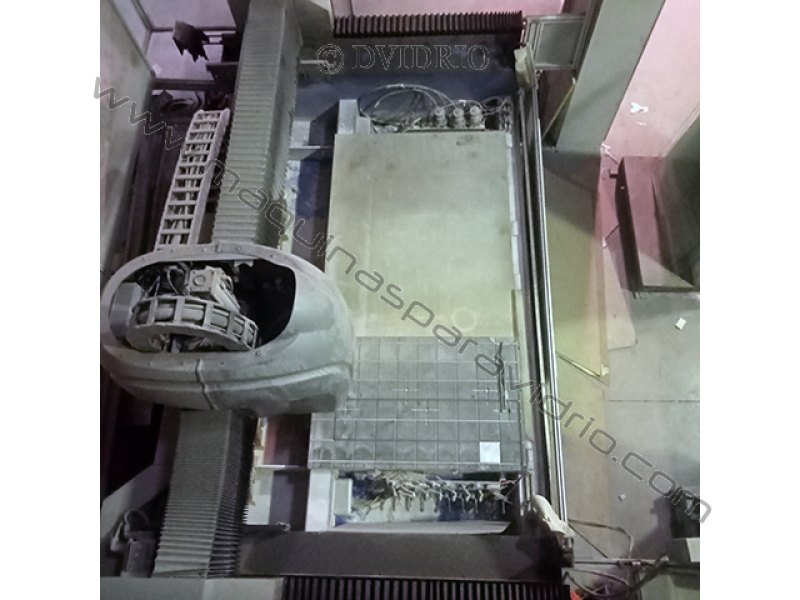 C.N.C HORIZONTAL PARA MECANIZADO DE VIDRIO PLANO C.M.S. TECNOMETAL