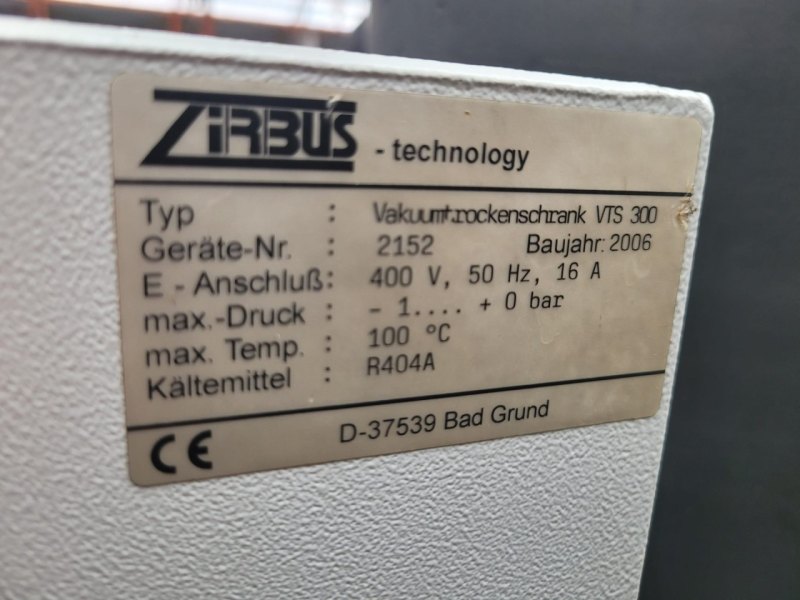 Zirbus VTS-300 - Freeze dryer
