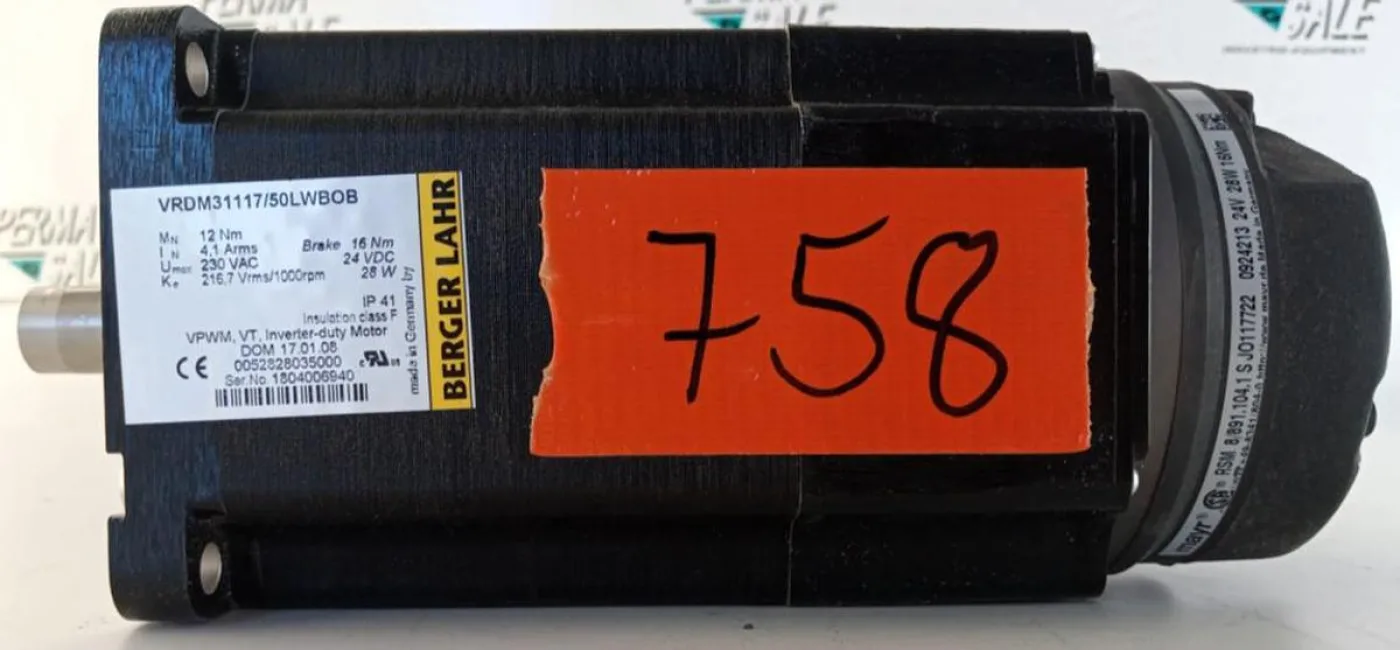 Berger Servo Motor mit ROBA-stop-M VRDM31117/50 LWBOB - 1