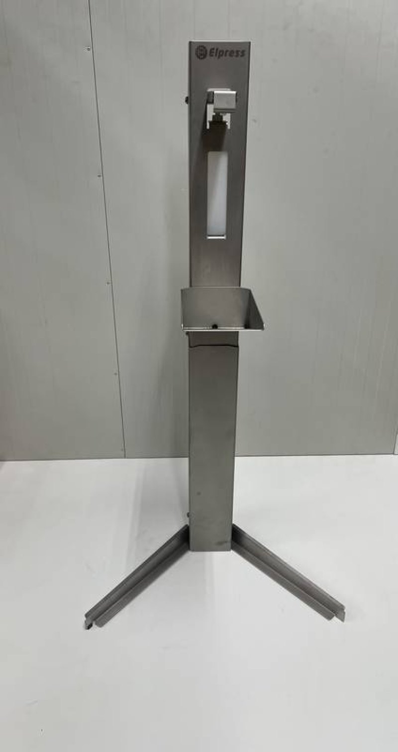 Hand sanitizer dispenser pole - Desinfection