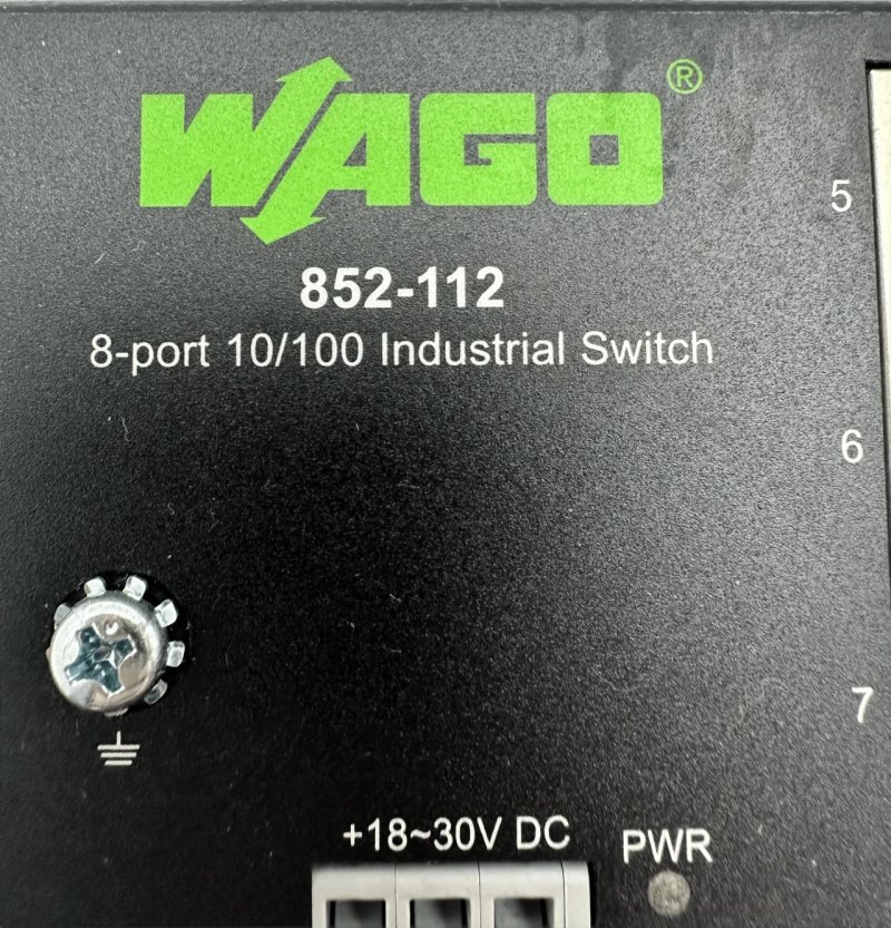 Wago Industrial-ECO-Switch 8 Ports 100Base-TX 852-112