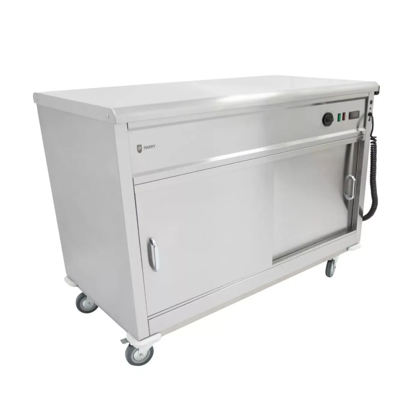 Parry Mobile Hot Cupboard with Flat Top MSF12 - islandcatering - 1