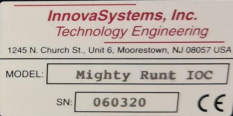 InovaSystems Inc Mighty Runt IOC hochpräzise Steuer- und Versorgungseinheit