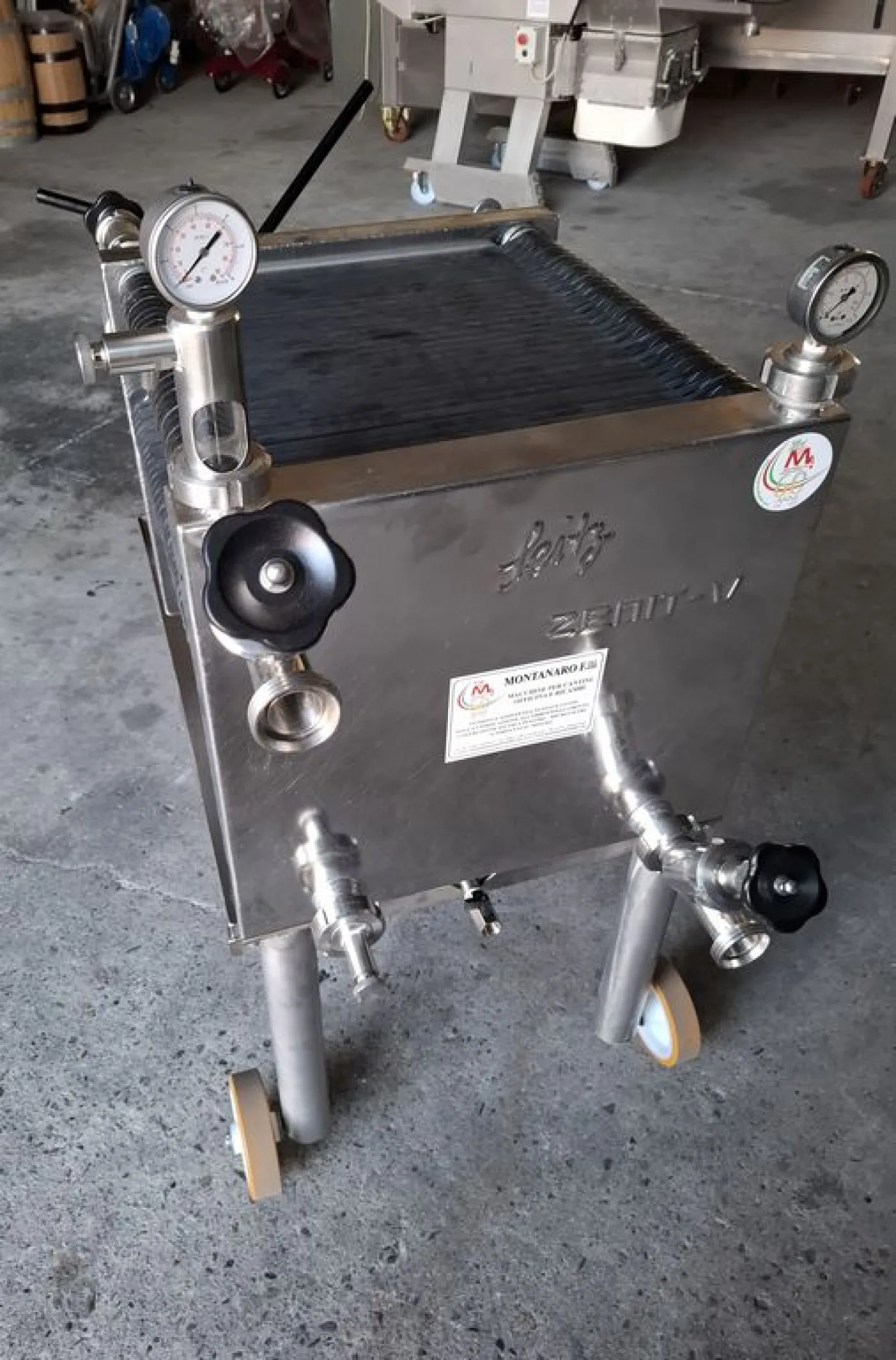 SEITZ ZENIT V FILTER MODEL 40X40 WITH 30 PLATES, SECOND HAND MACHINE - 8