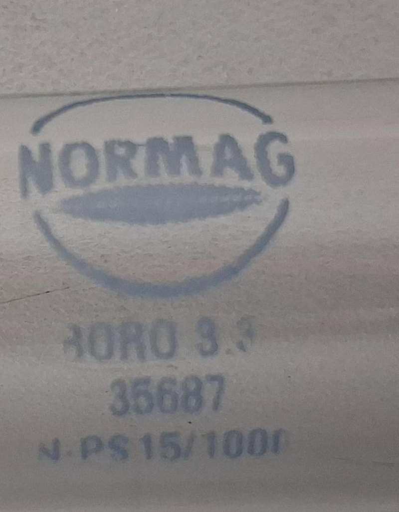 Normag-Glasrohr vom Typ PP015/1000-P DN15, 1000 m