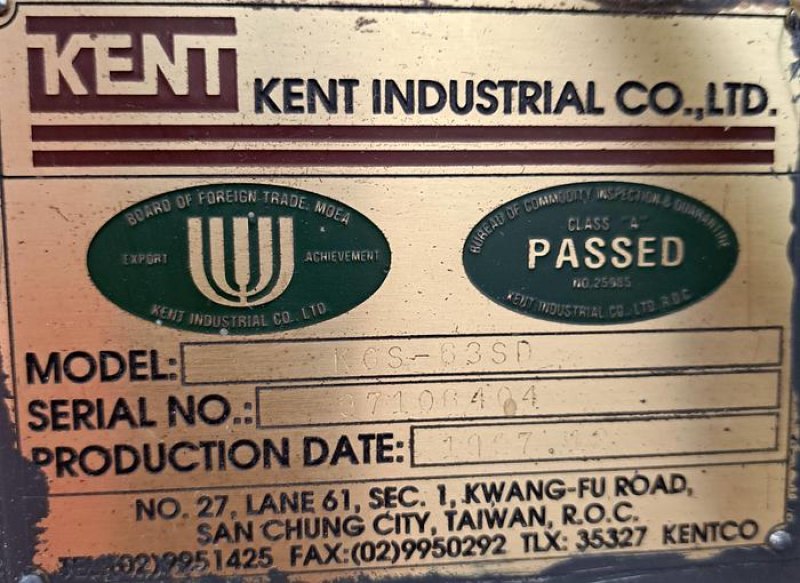 Retificadora KENT KGS-63SD
