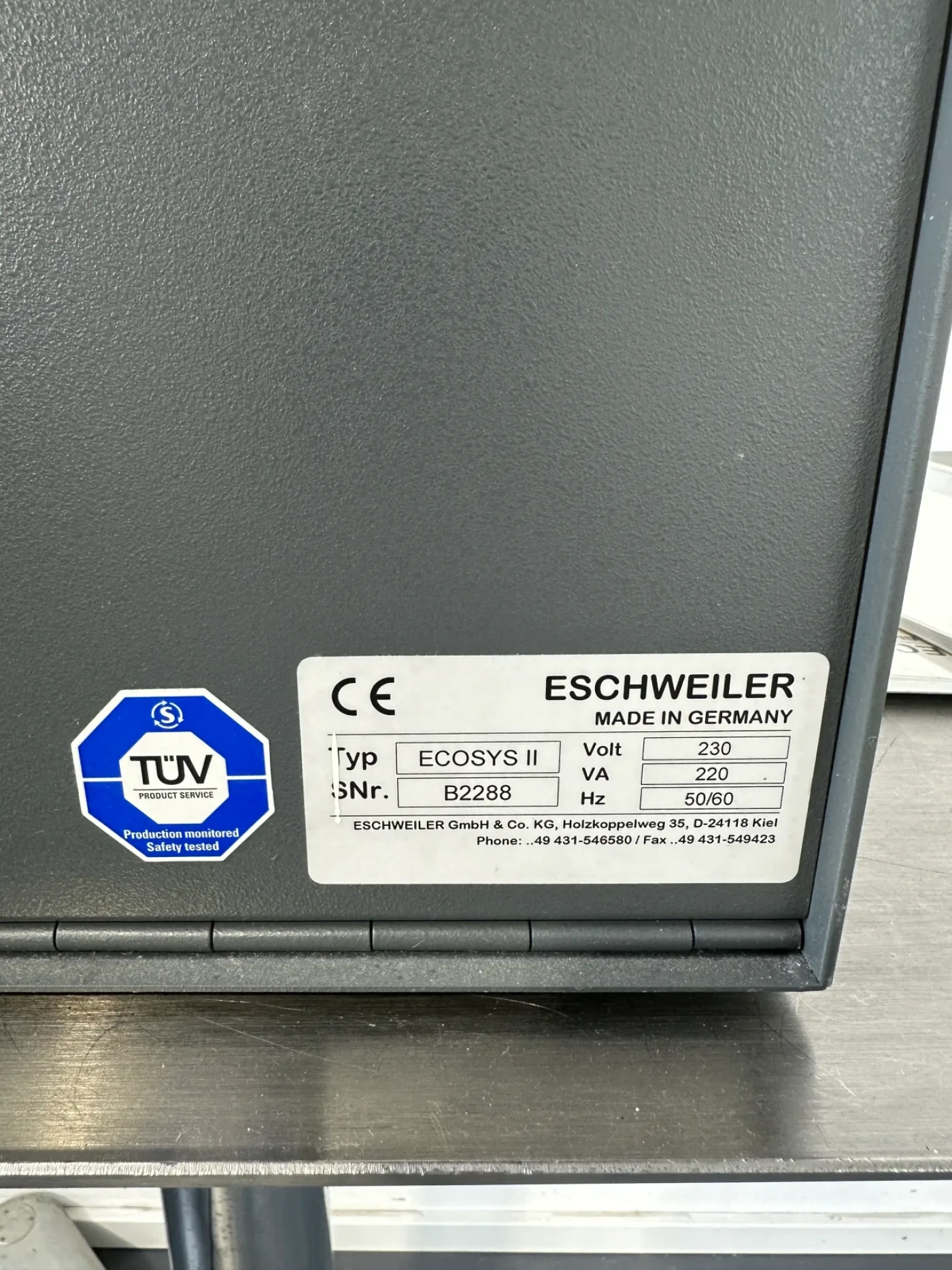 Eschweiler ECOSYS II Analyzer (Blutgas) - 5