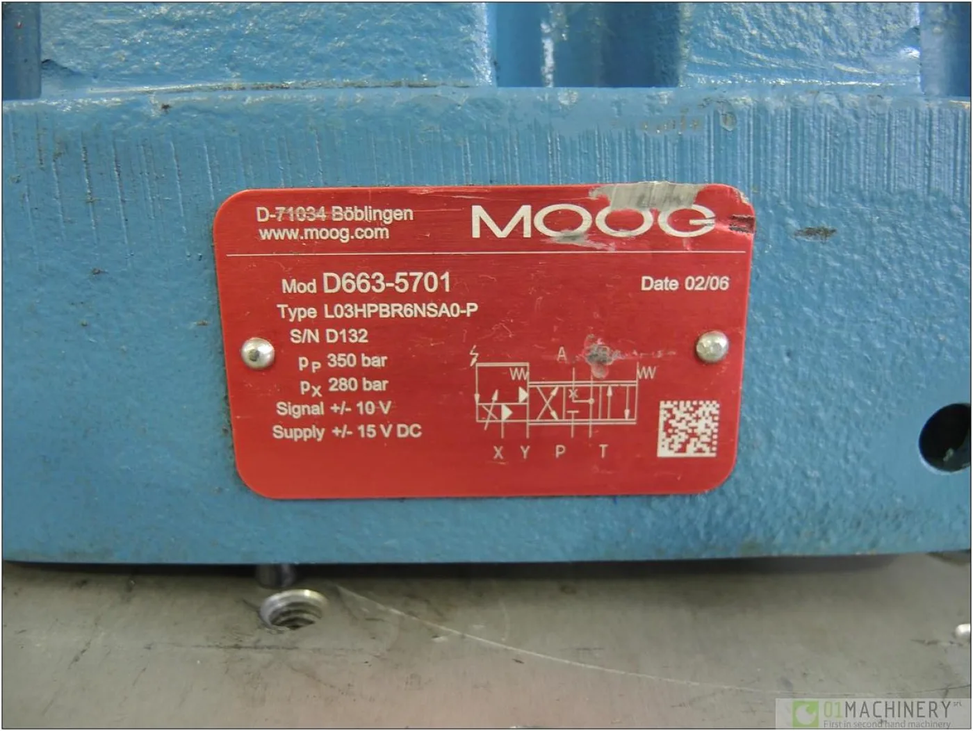2006 MOOG D663-5701 AI1783 - 4