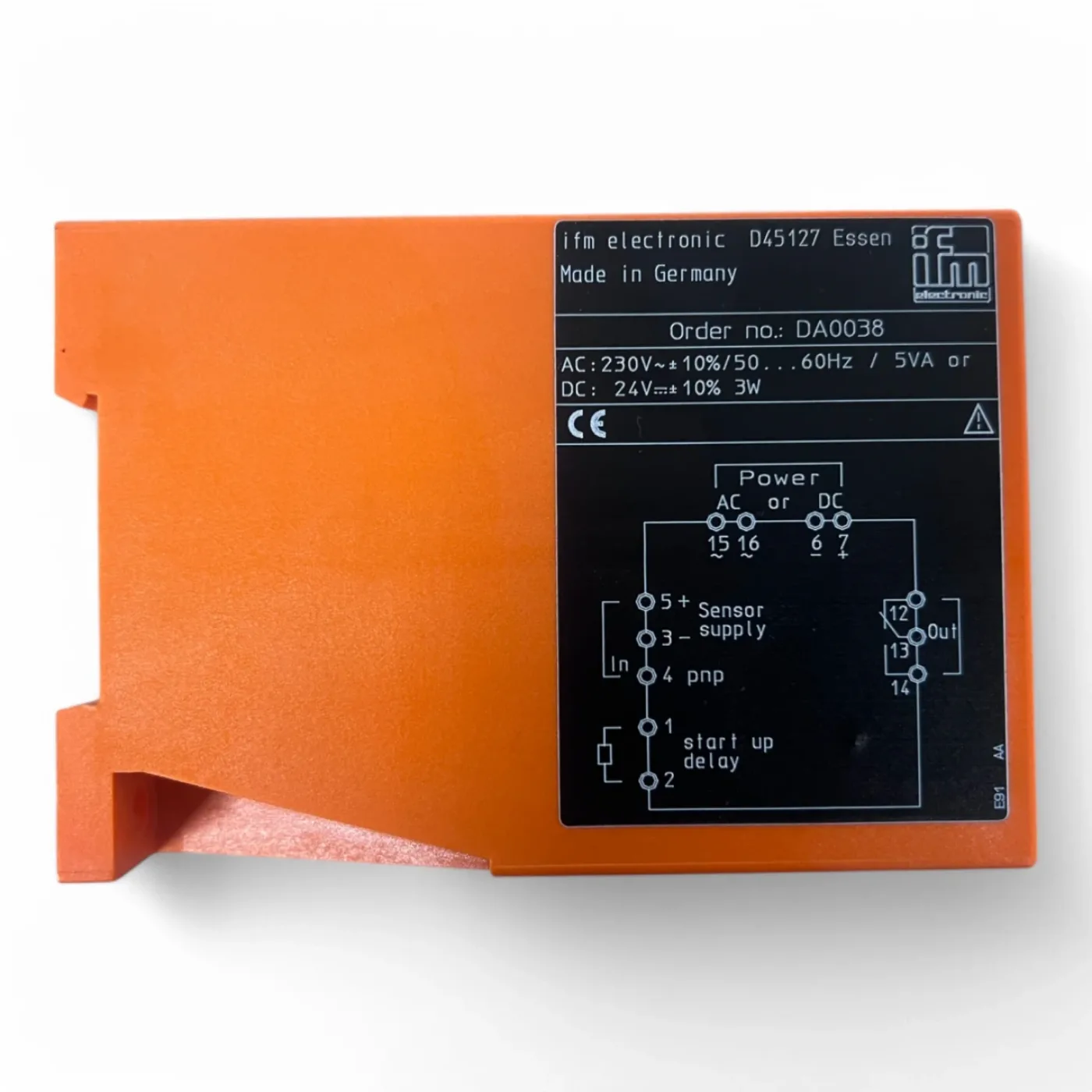 ifm electronic Stillstandswächter DA0025 underspeed monitor A 300 230V - 3