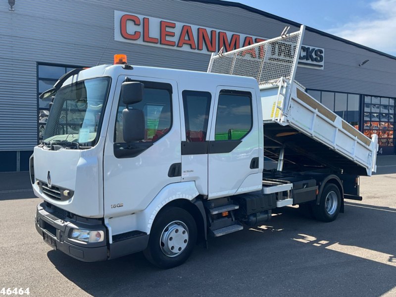 Renault Midlum 180 Kipper HMF laadkraan Just 135.435 km!