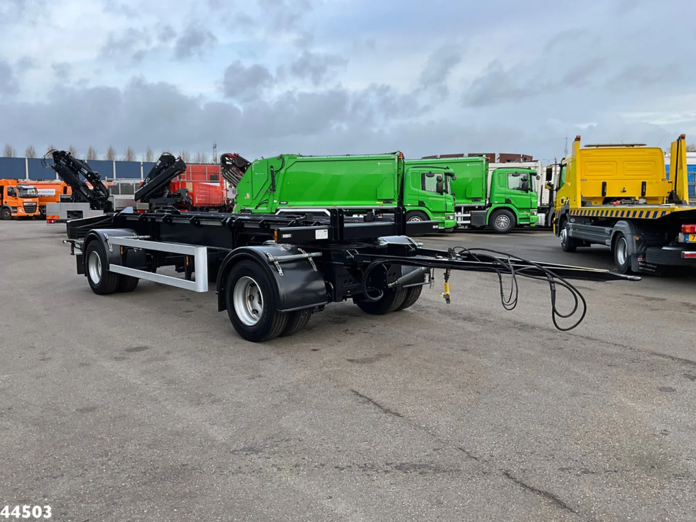 Noyens 2-assige containeraanhangwagen - 2
