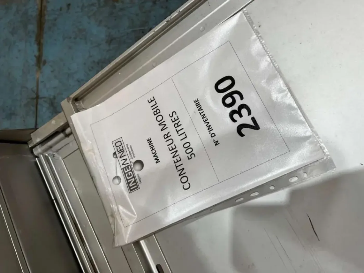USED STEDIM PLT 500 ALU REMOVABLE DRAWER 500 LITERS - 2