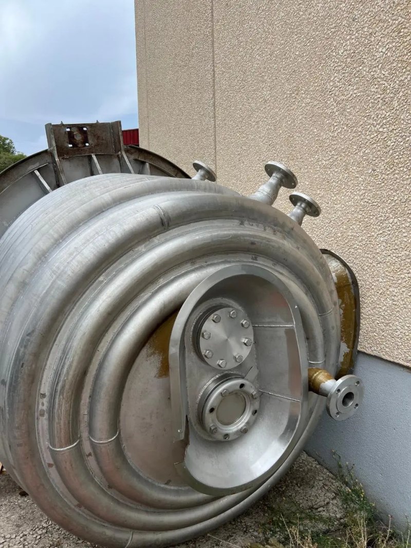 USED STAINLESS STEEL ATEX REACTOR 316L 2455 LITERS WITH AGITATION