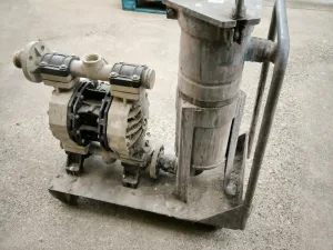 BASKET FILTER WITH PNEUMATIC PUMP BLAGDON