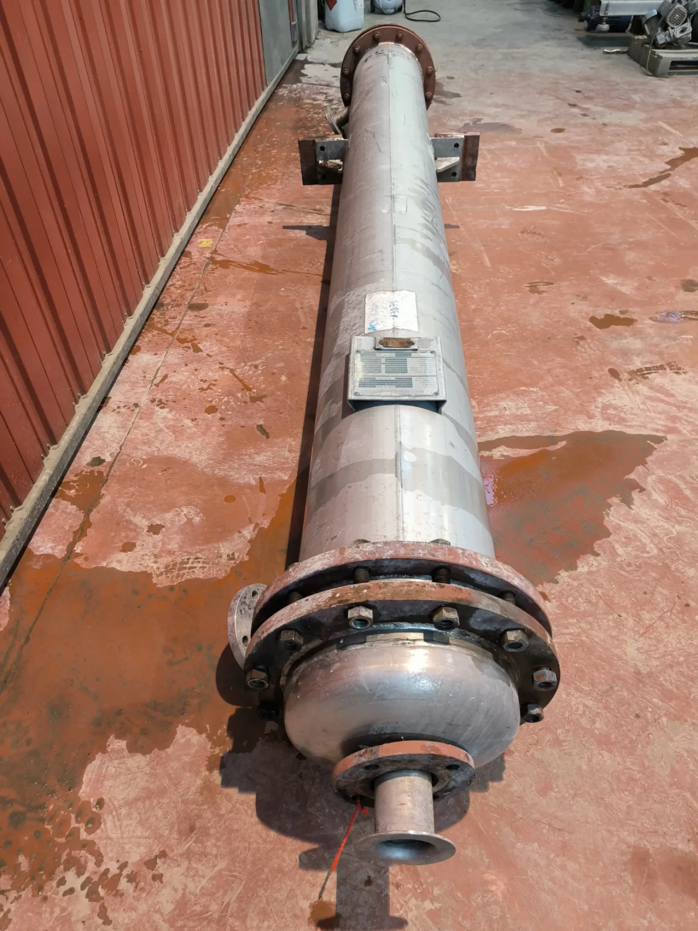 STAINLESS STEEL TUBULAR HEAT EXCHANGER 11.3 M² AGUILAR Y SALAS - 4