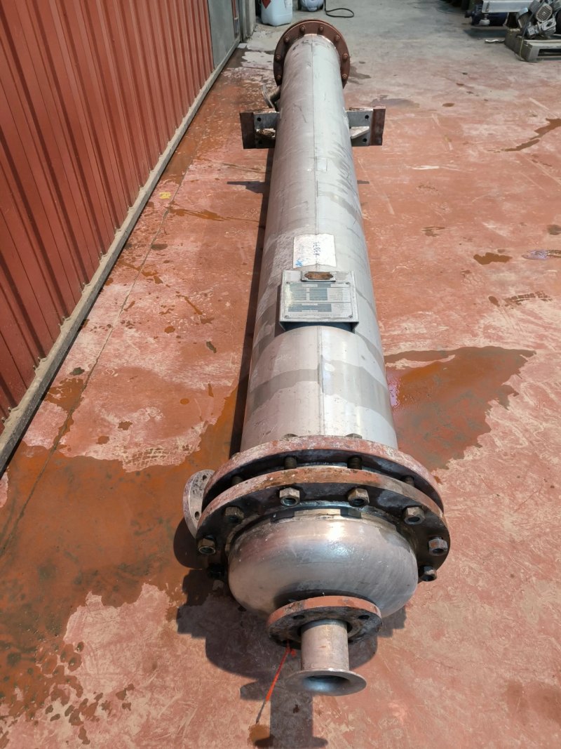 STAINLESS STEEL TUBULAR HEAT EXCHANGER 11.3 M² AGUILAR Y SALAS