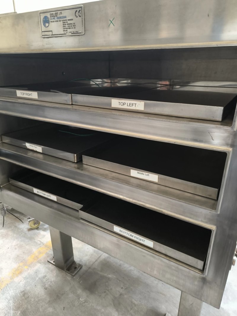 USED STAINLESS STEEL VACUUM TRAY DRYER 3 M2