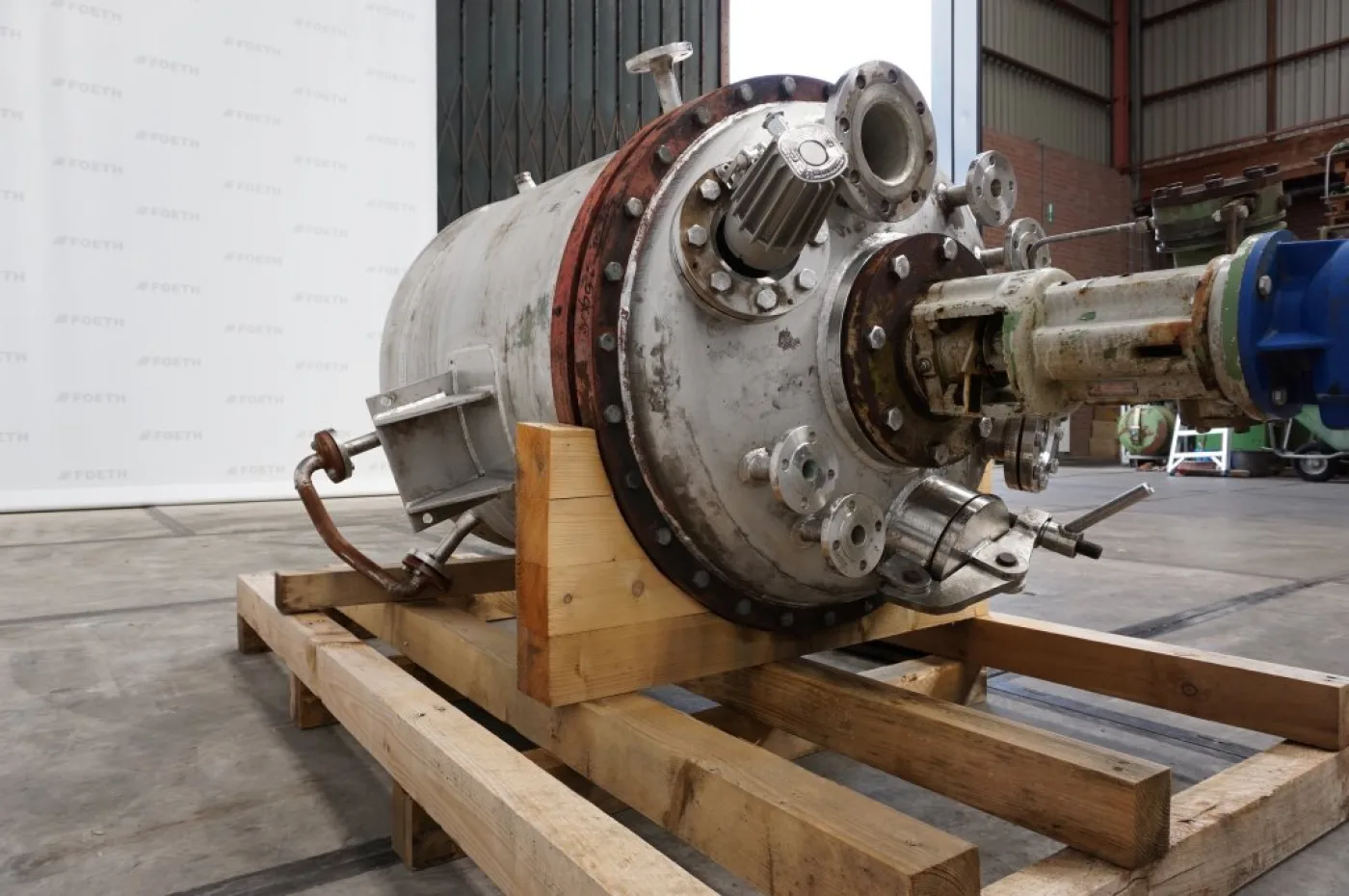 Sombroek Zaandam 600 l Anchor stirrer - Stainless Steel Reactor - 4