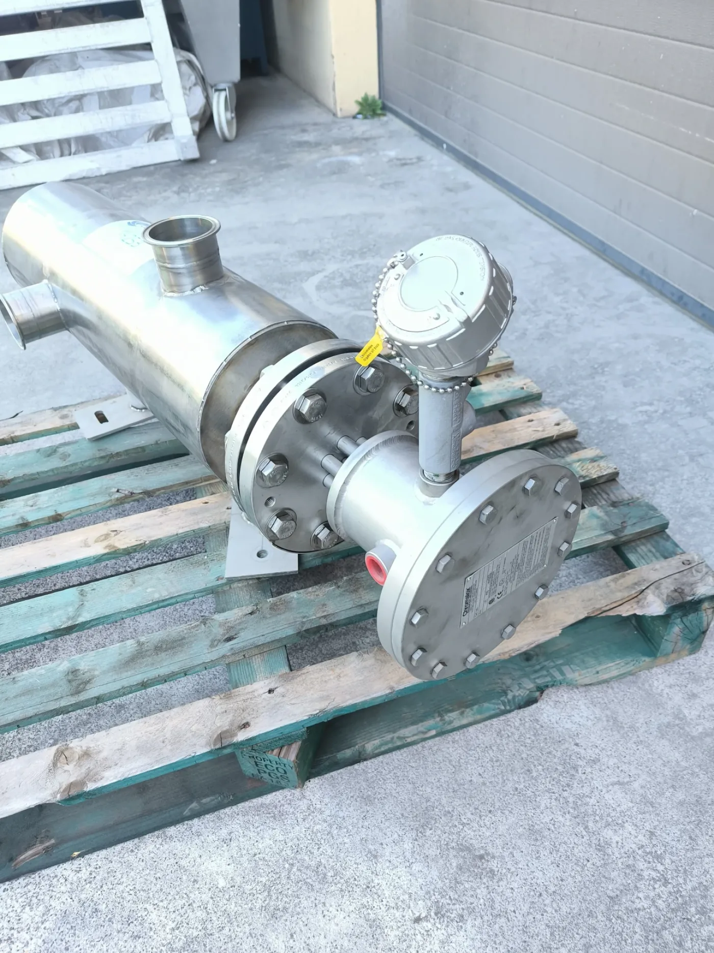 TUBULAR HEAT EXCHANGER STAINLESS STEEL 316L CHROMALOX ATEX 0.17 m2 - 5