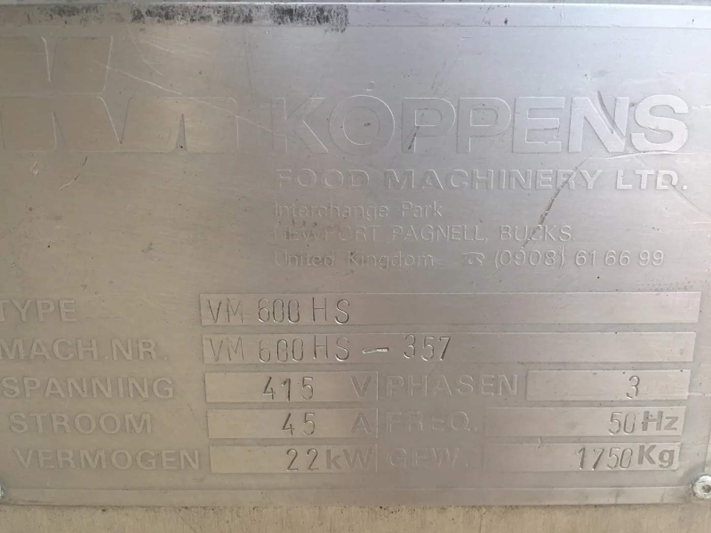 Koppens VM600HS Former - 3