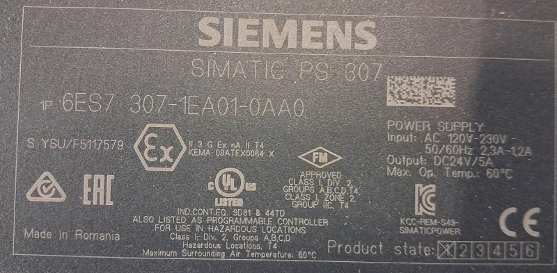 Siemens SIMATIC PS 307 Netzteil-Modul 6ES7307-1EA01-0AA0