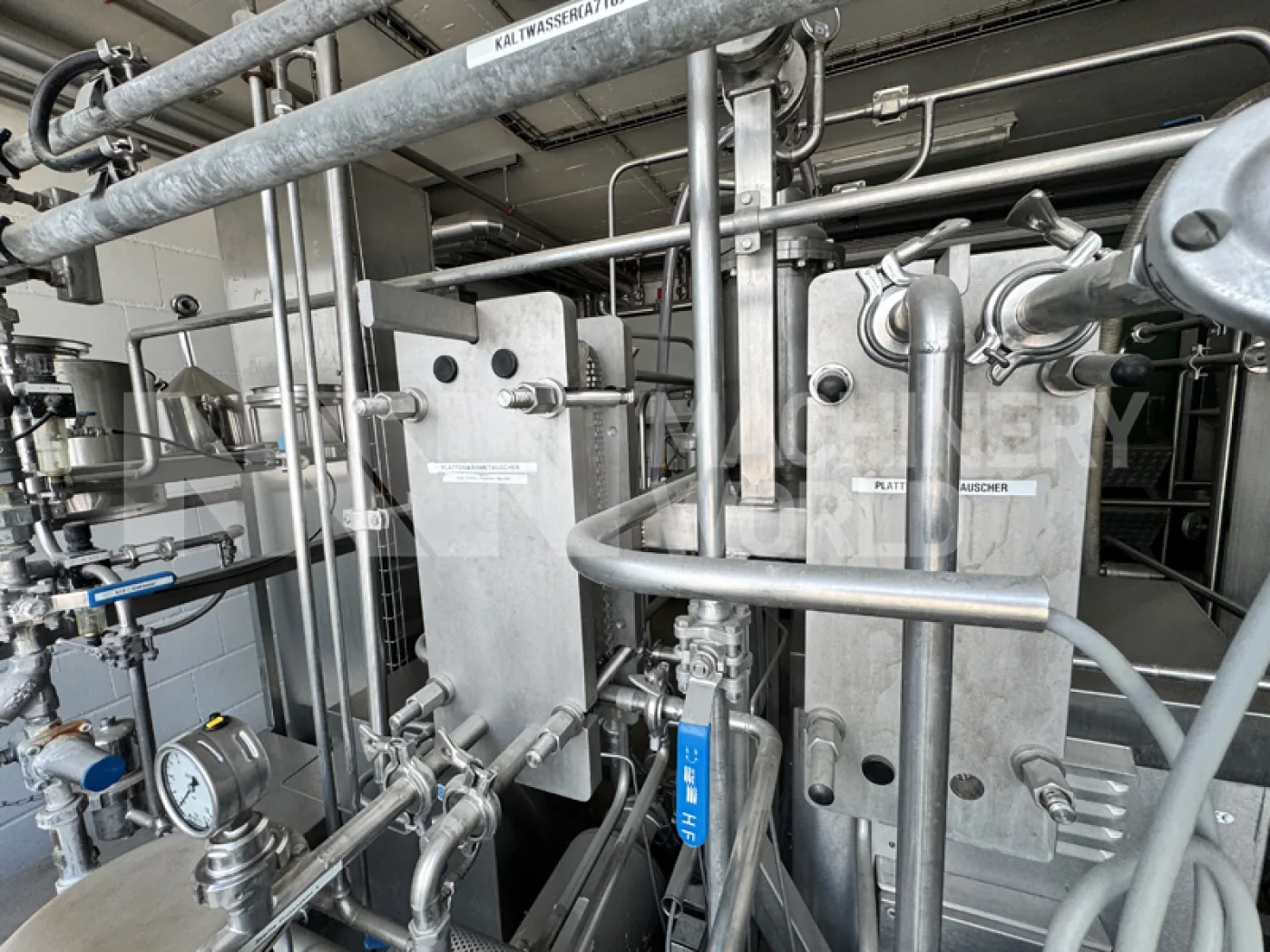 Upto 100 LPH APV Pilot UHT Plant with Plate Heat Exchanger, Direct Steam Injection & Twin 2-Stage Homogenisers - 2