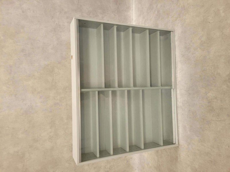 S+B Ophangkast Glazen Schuifdeur Wit 1200