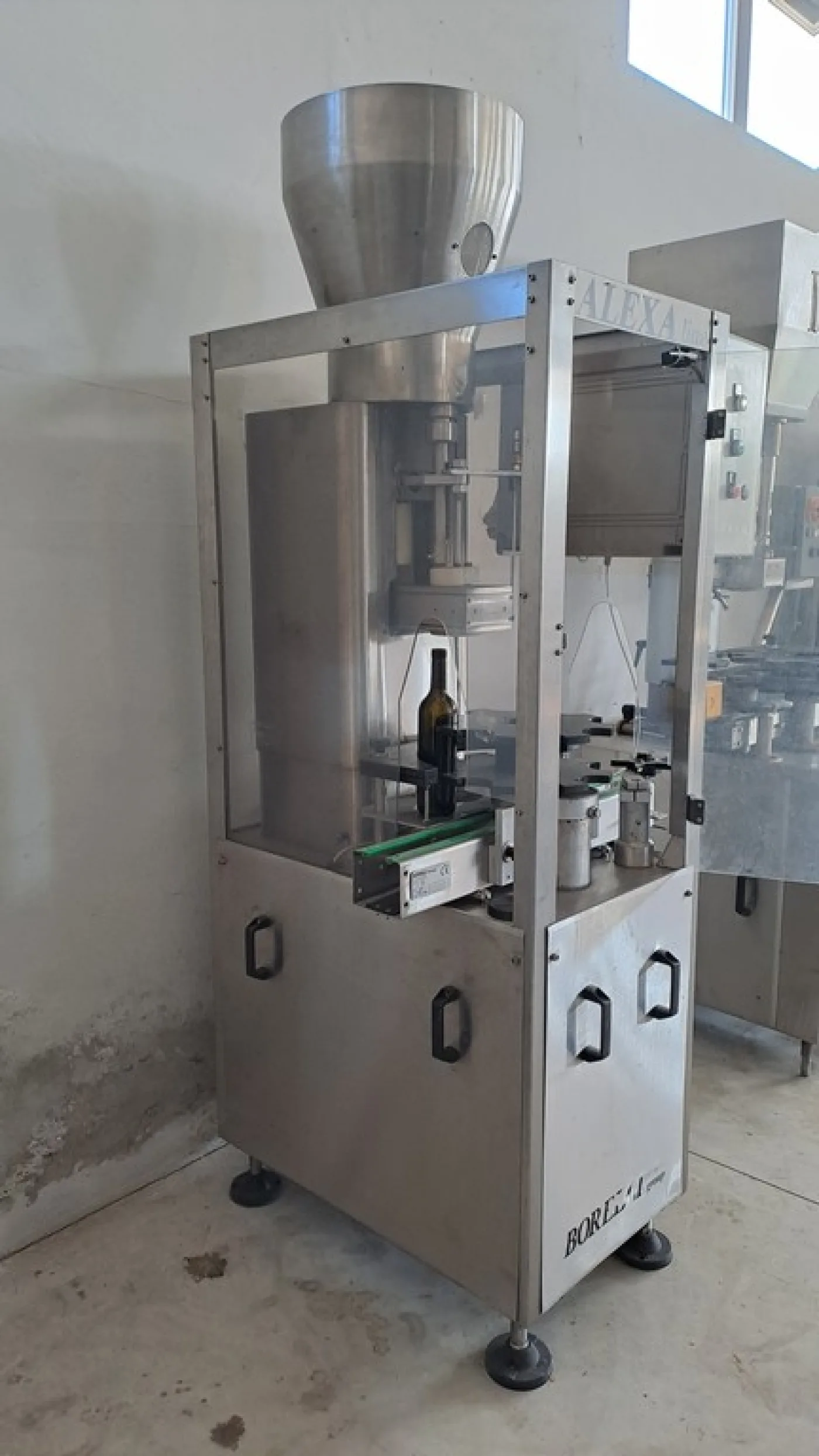 AUTOMATIC CORKING MACHINE BORELLI, MODEL ALEXA, SECOND-HAND MACHINE - 7