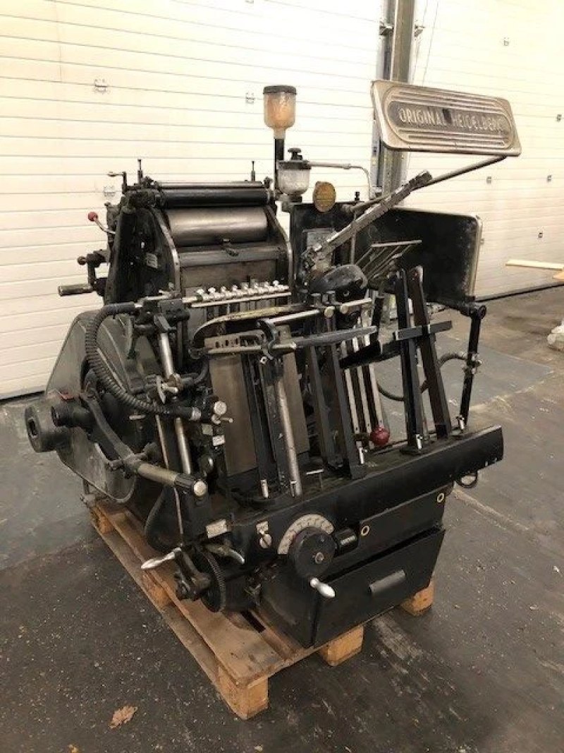 Heidelberg HDA-T letterpress