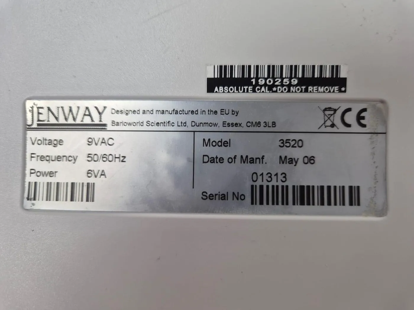 Jenway 3520 pH/mV/temperature Meter - 3