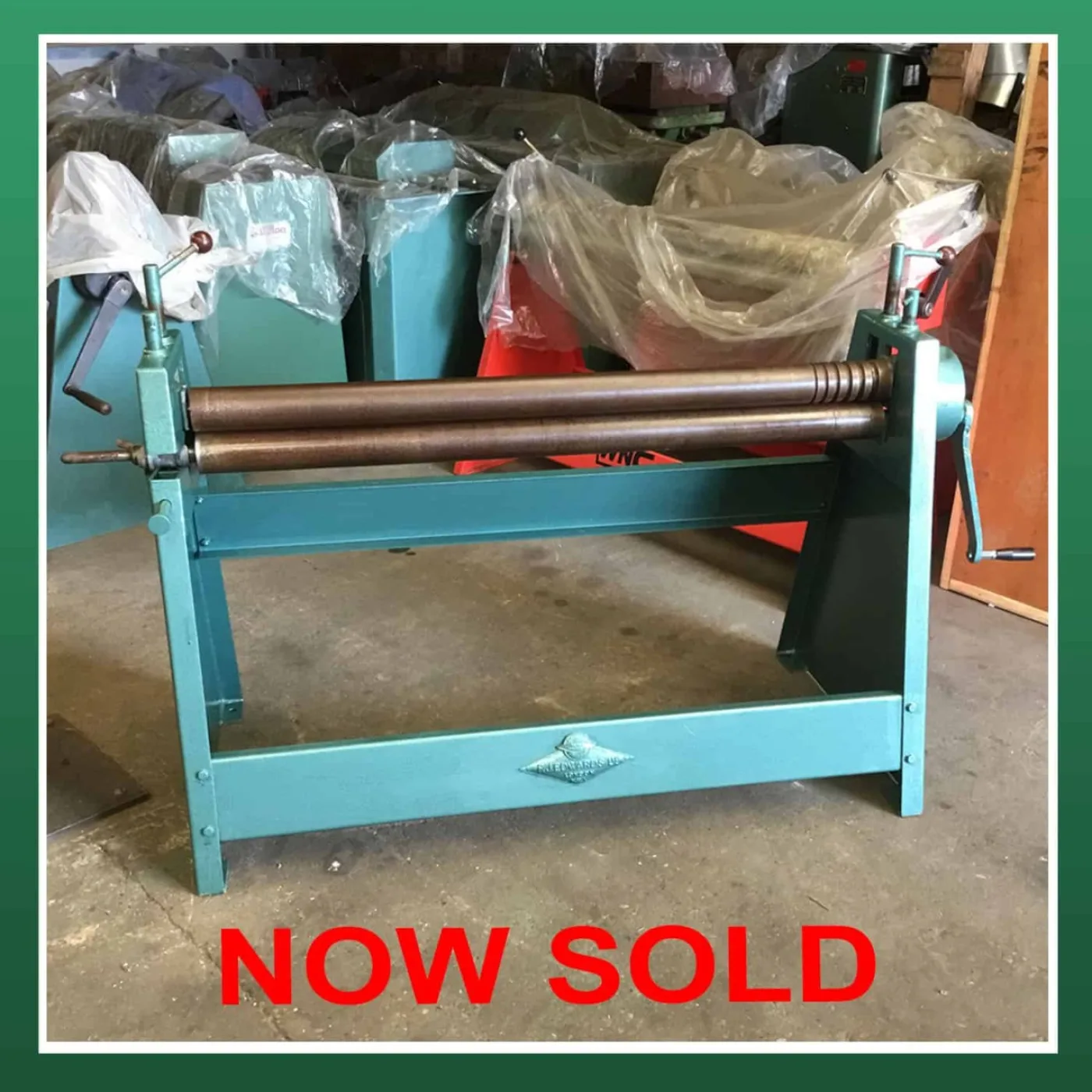 EDWARDS Manual Bending Rolls 1240mm x 75mm - WNS - W. Neal Services Ltd - 1