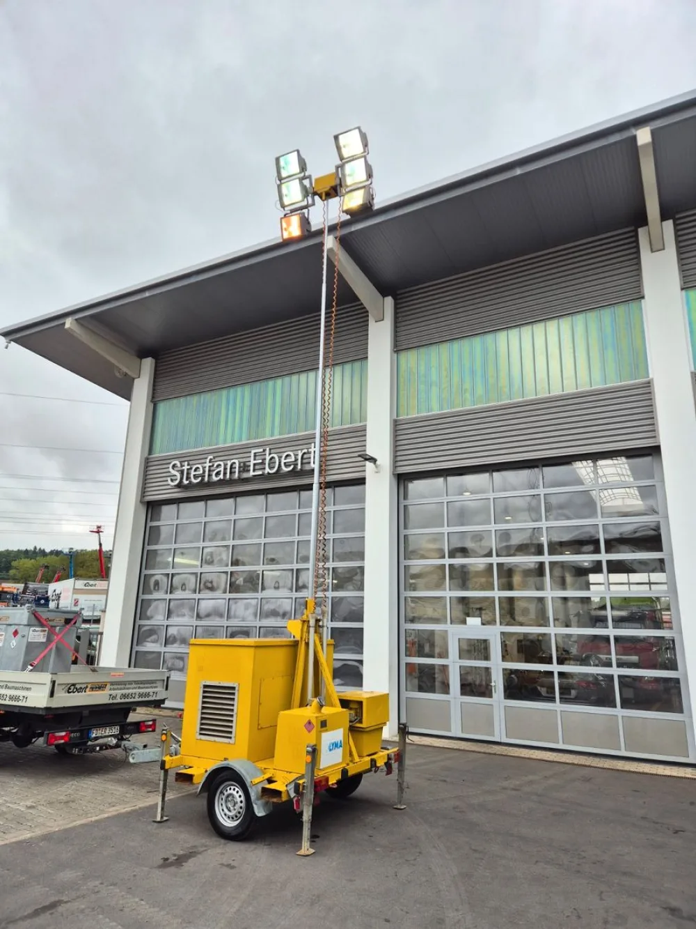 Polyma LA0400185T68W Lichtmastanhänger