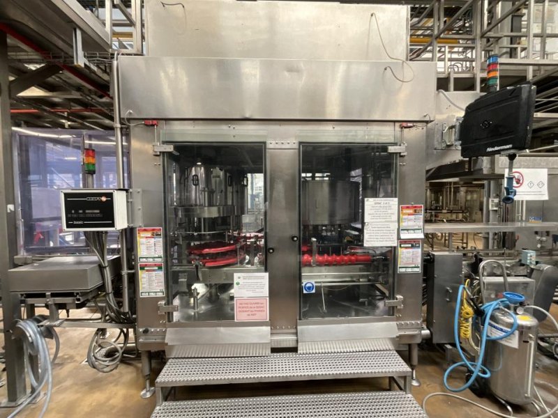 1987 Serac Serac AN3R30 Rotary Syrup Bouteille Fill Rotary Syrup Bouteille Remplissage and Capping Machine - Line 3