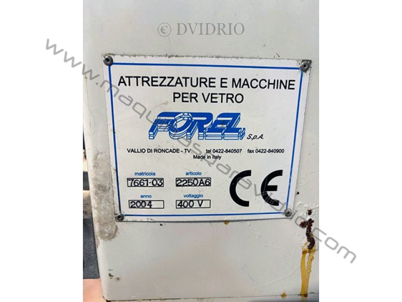 LAVADORA VERTICAL PARA VIDRIO FOREL