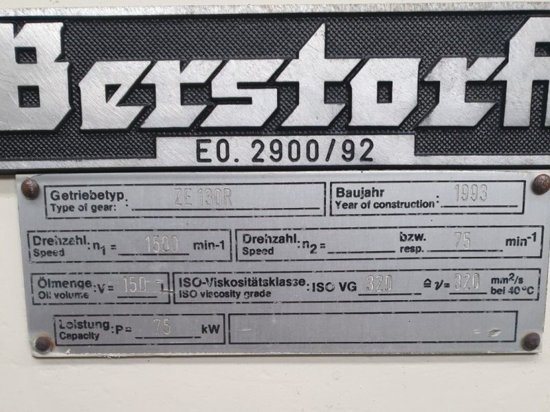 Berstorff ZE-130R Silicon tube - Double screw extruder