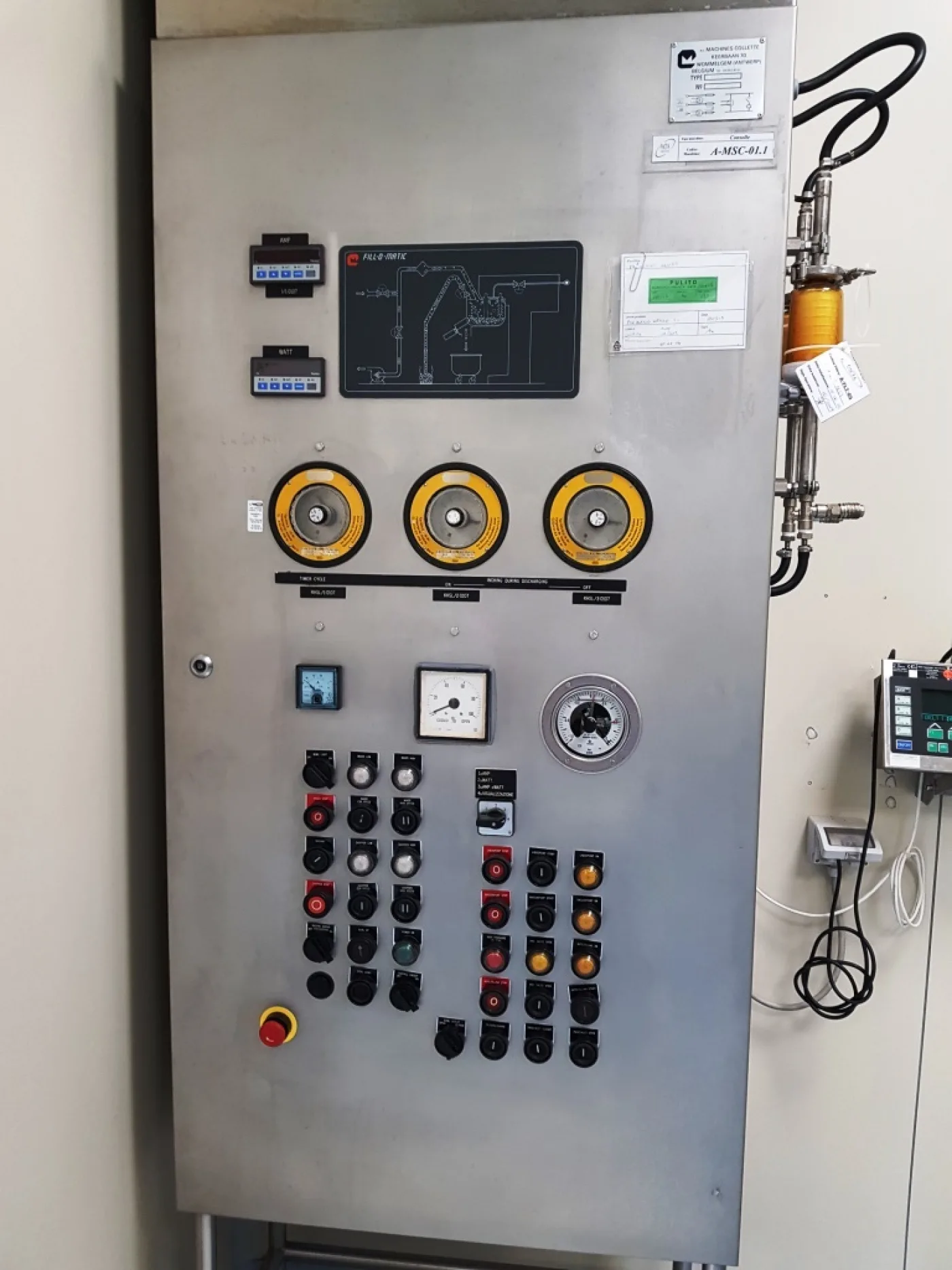 MESCOLATORE GRANULATORE AD ALTA VELOCITÀ – COLLETTE GEA – MOD. GRAL 600 - 3