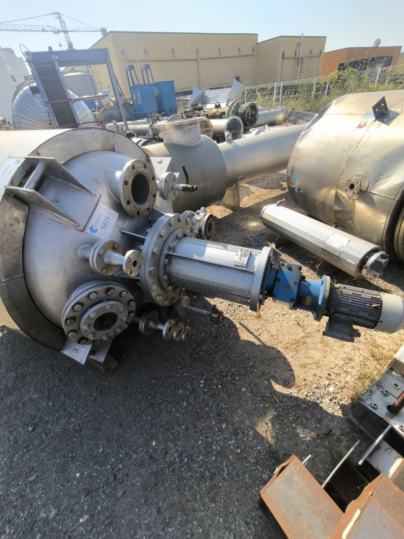 USED ATEX STAINLESS STEEL REACTOR WITH JACKET, INSULATION AND AGITATION
