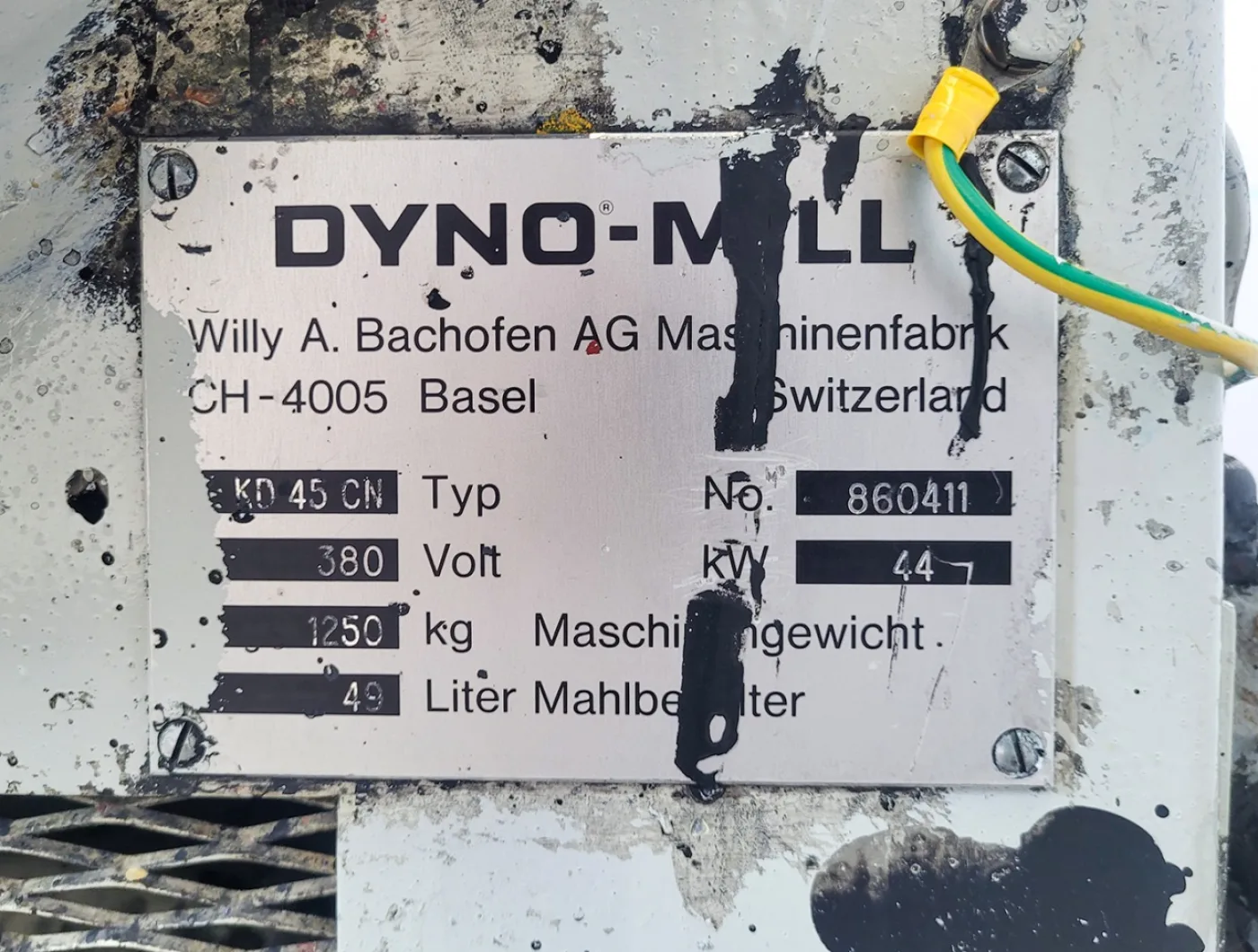Dynomill KD45CN - Sand mill - 7