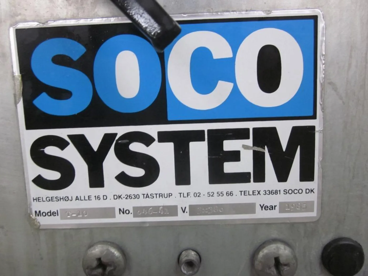NASTRO TRASPORTATORE A RULLI – SOCO SYSTEM – T 10 - 8