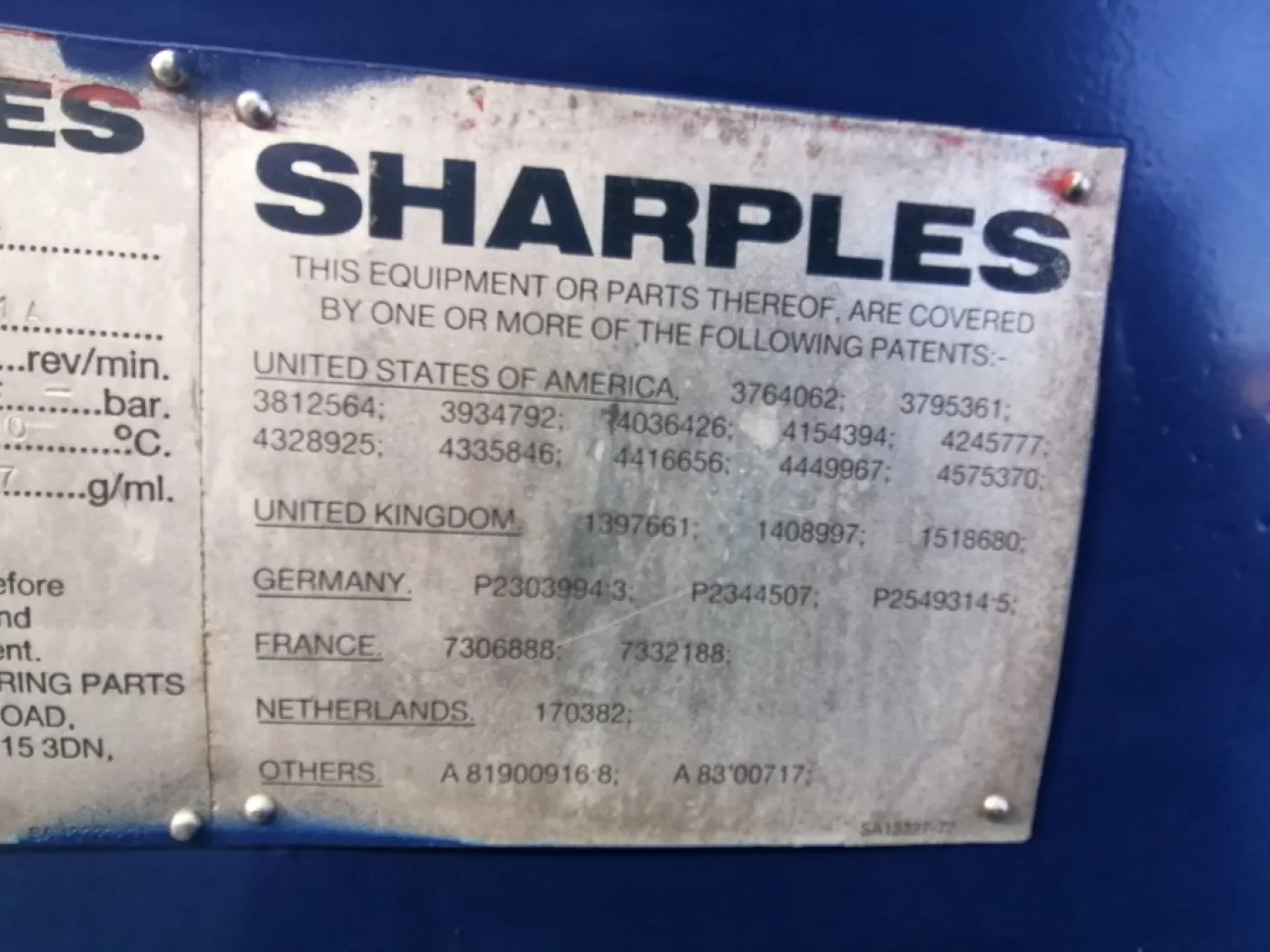 Sharples DSNX4250DS306 - Decanter - 6