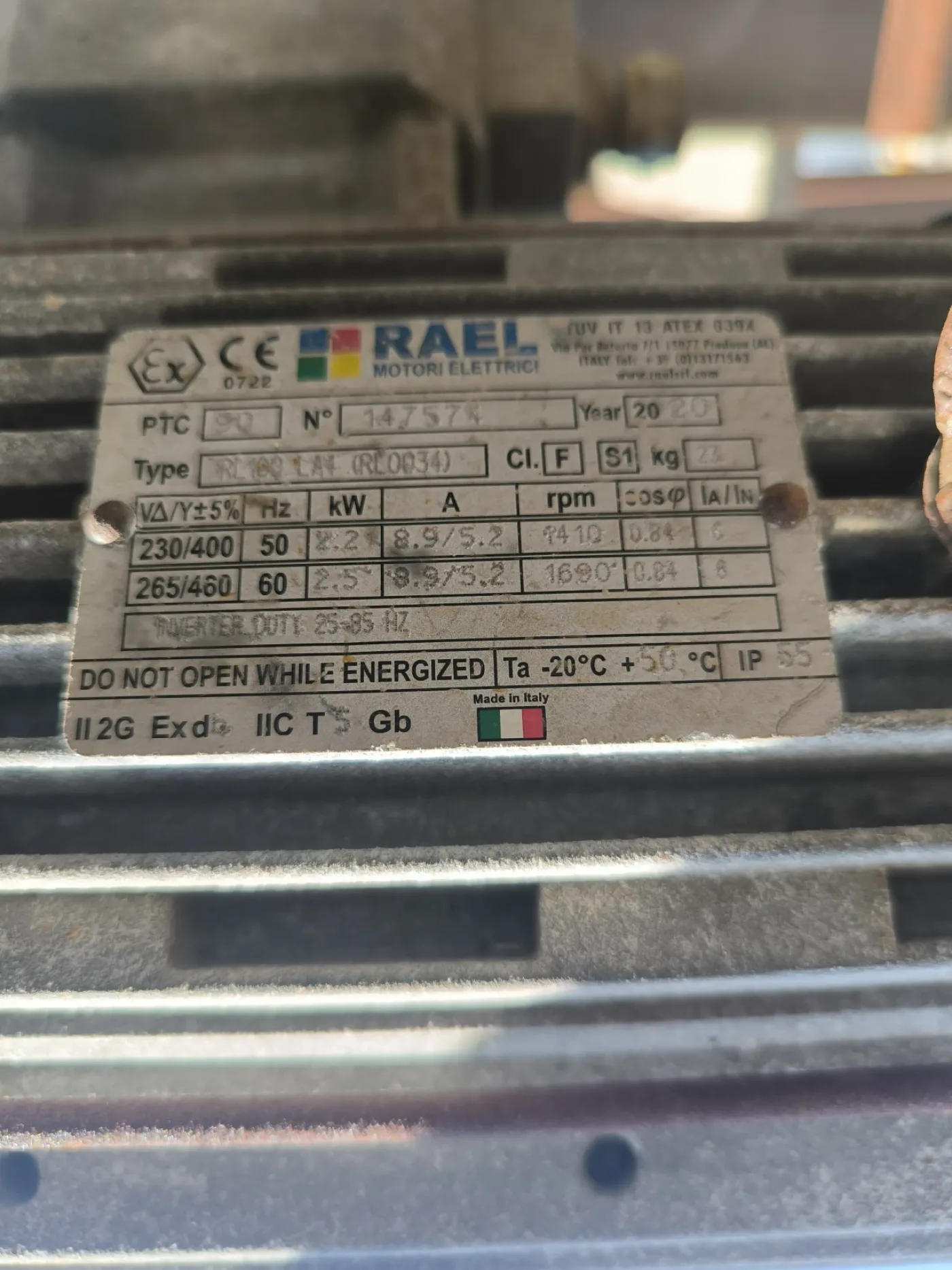 USED ATEX STAINLESS STEEL REACTOR WITH JACKET, INSULATION AND AGITATION - 8