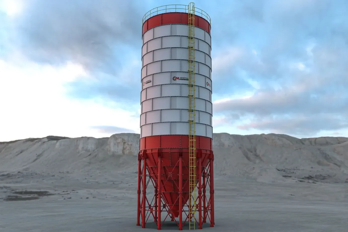 Cement Silo — Bolted & Welded, 30-2500 Ton - 11
