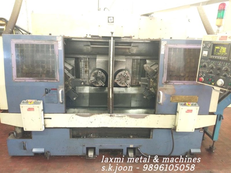 TWIN SPINDLE CNC LATHE, HWACHEON - ECO 2SP3 - Laxmi Metal & Machines, Rohtak
